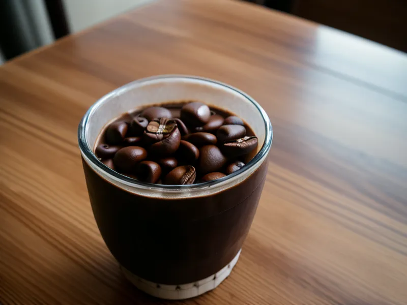 Tasse de café froid oubliée sur un comptoir, symbole du retard chronique avant l'auto-hypnose