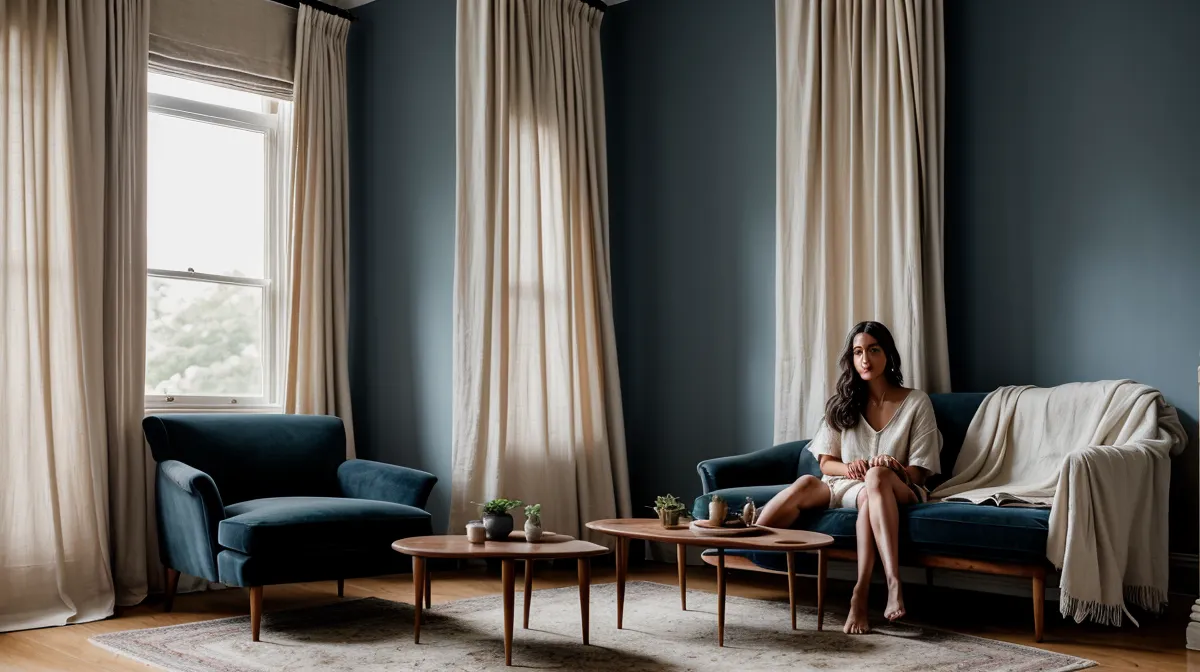 Hypnose et achats compulsifs : intérieur calme illustrant un changement d'habitudes durable