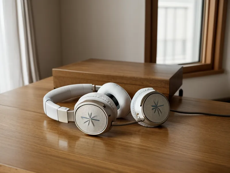 Casque audio et agenda sur un bureau, outils pour la gestion du stress avant une prise de décision