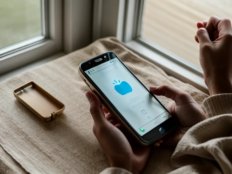 Smartphone diffusant une séance d'auto-hypnose contre la peur de l'avion, posé à côté d'un billet